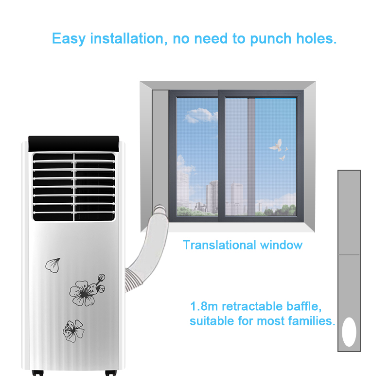 适用于公寓的带遥控器自动化便携式空调